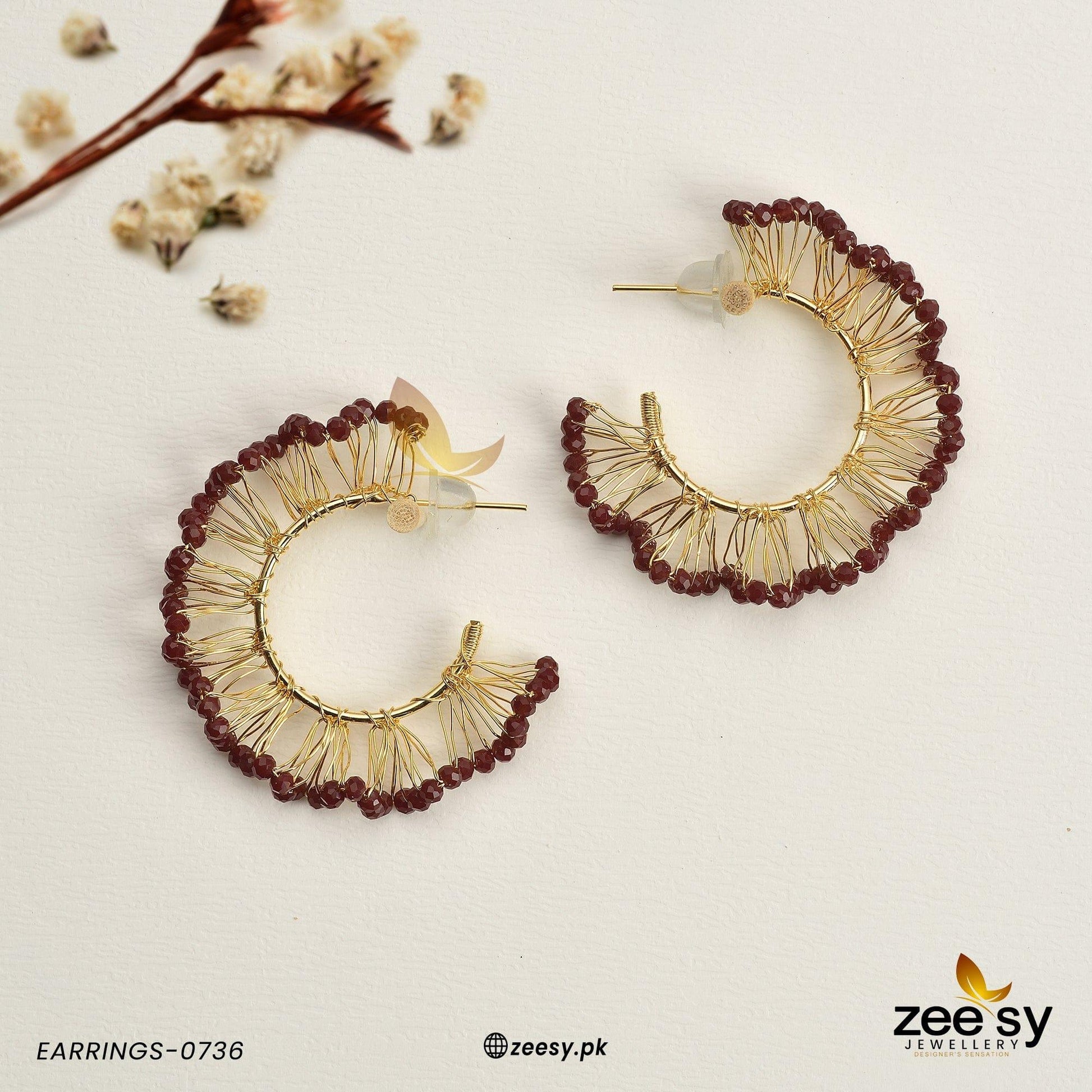 Earrings-0736 - House Of Zarish