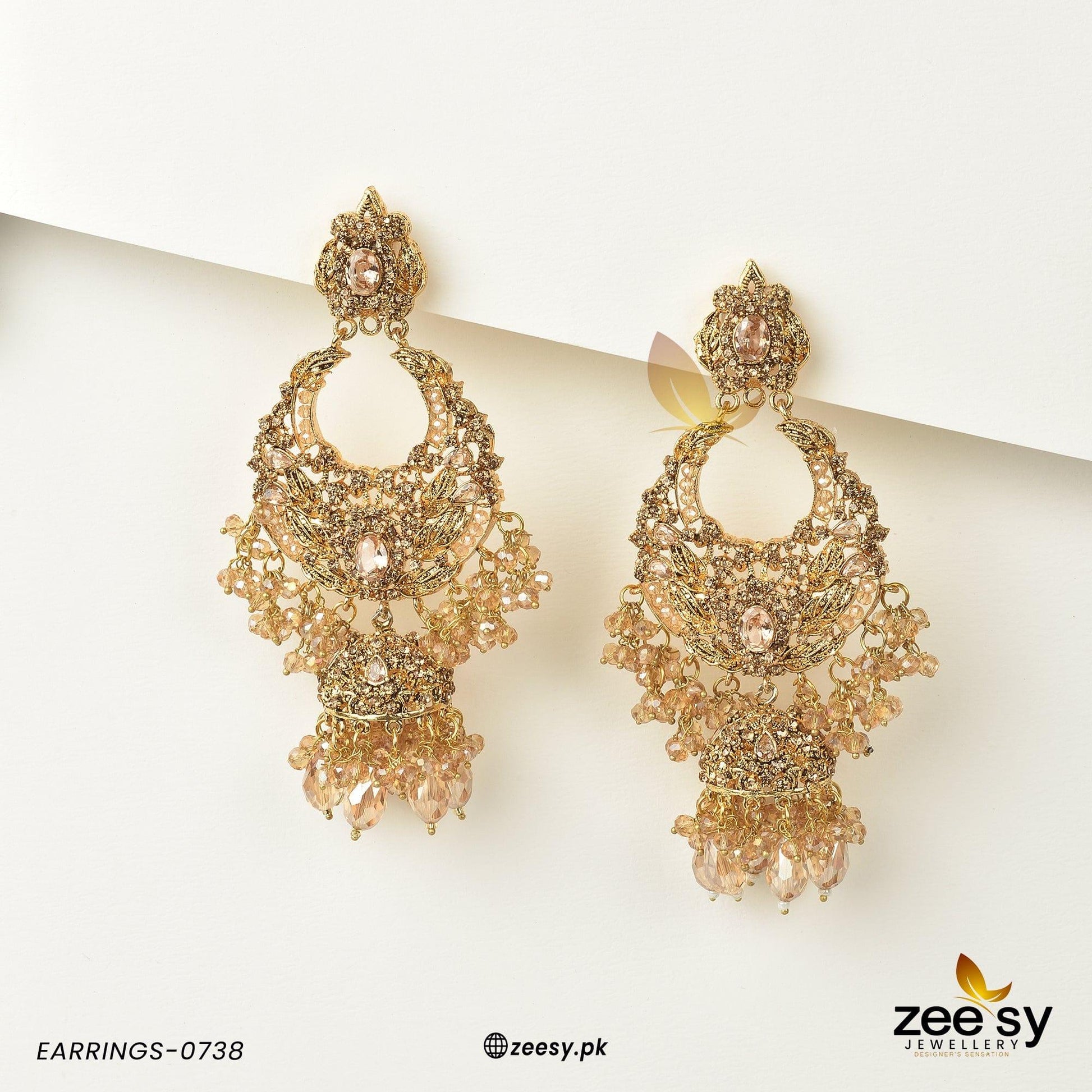 Earrings-0738 - House Of Zarish