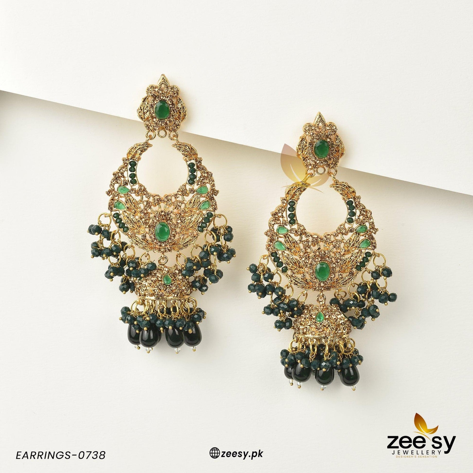 Earrings-0738 - House Of Zarish