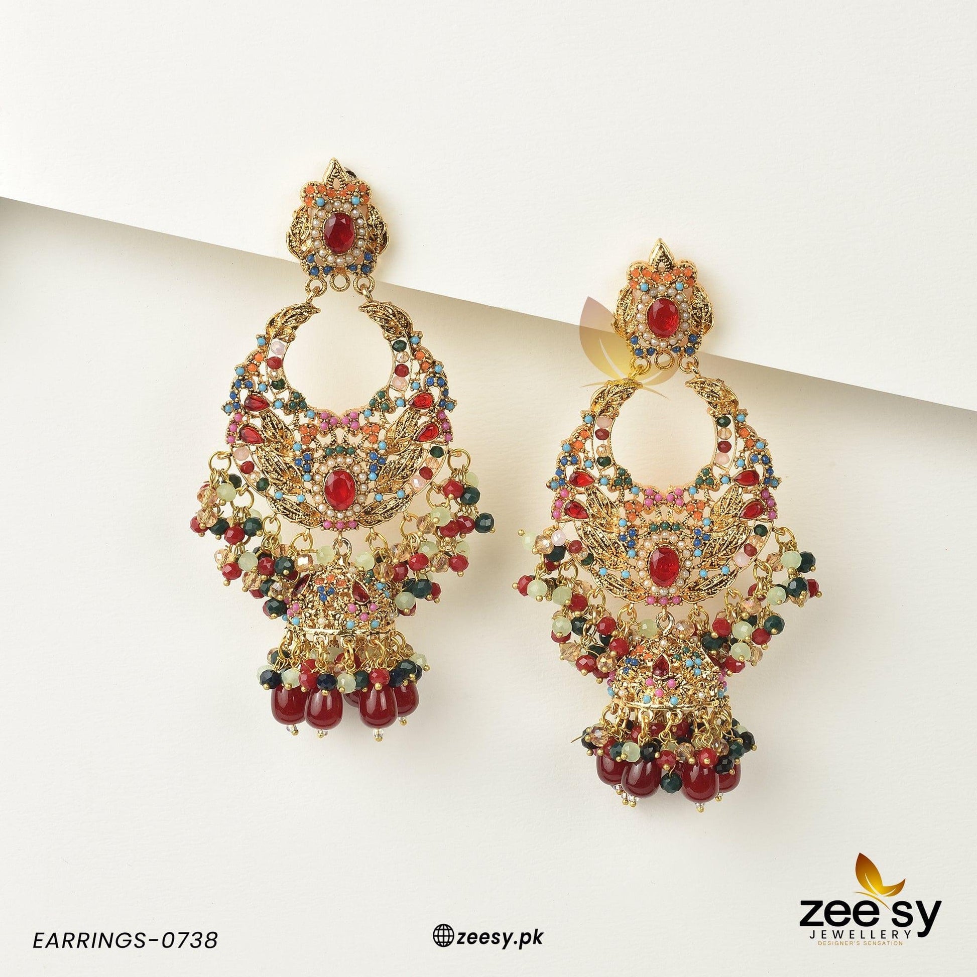 Earrings-0738 - House Of Zarish