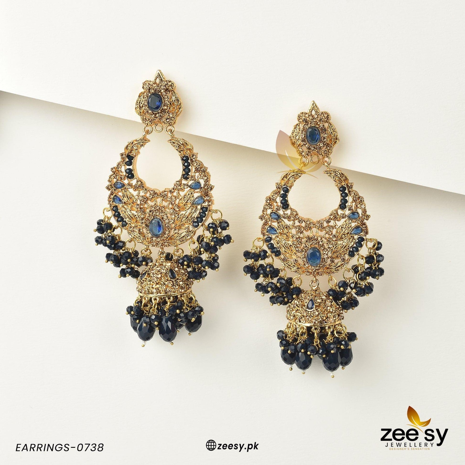 Earrings-0738 - House Of Zarish