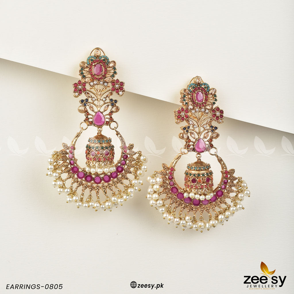 Earrings-0805 - House Of Zarish