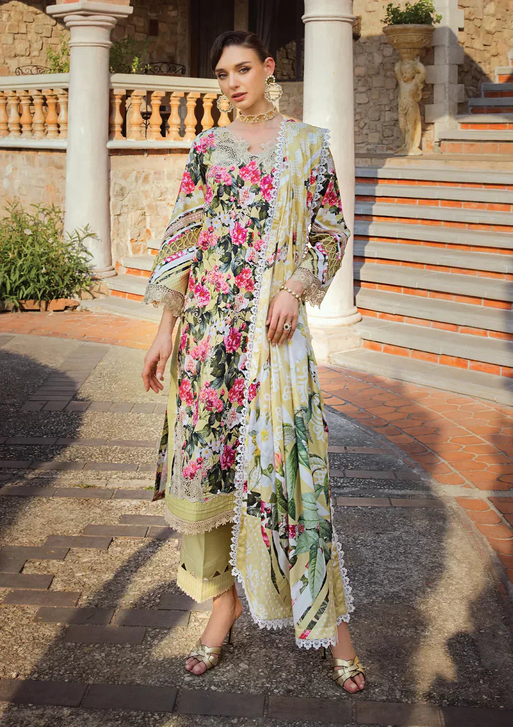 Elaf Premium | Print Chikankari 24 | ECT-01B CHARM - House Of Anaya