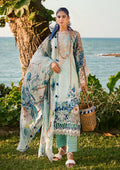 Elaf Premium | Signature Embroidered Lawn 24 | ESL-07B HEAVEN'S MIST - House Of Anaya
