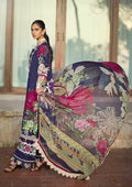 Elaf Premium | Signature Embroidered Lawn 24 | ESL-08A SINCLAIR - House Of Anaya