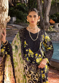 Elaf Premium | Signature Embroidered Lawn 24 | ESL-06A ECLIPSED DREAM - House Of Anaya