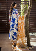 Elaf Premium | Signature Embroidered Lawn 24 | ESL-01A OPRAH - House Of Anaya