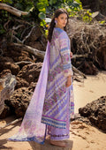 Elaf Premium | Signature Embroidered Lawn 24 | ESL-04A MADEMOISELLE - House Of Anaya