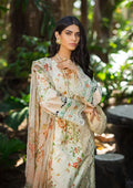 Elaf Premium | Signature Embroidered Lawn 24 | ESL-03A ANGELS BREATH - House Of Anaya