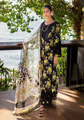 Elaf Premium | Signature Embroidered Lawn 24 | ESL-06A ECLIPSED DREAM - House Of Anaya