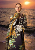 Elaf Premium | Signature Embroidered Lawn 24 | ESL-08B NIGHTFALL - House Of Anaya