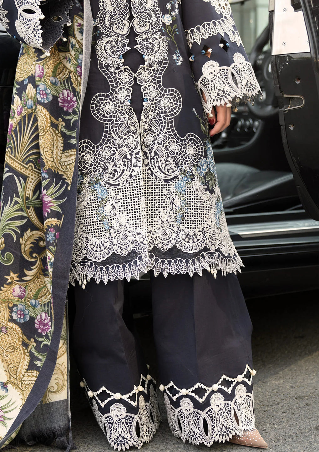 Elaf Premium | Winter Pashmina Shawl Collection | EPW-3B Dreamy Embrace - House Of Anaya