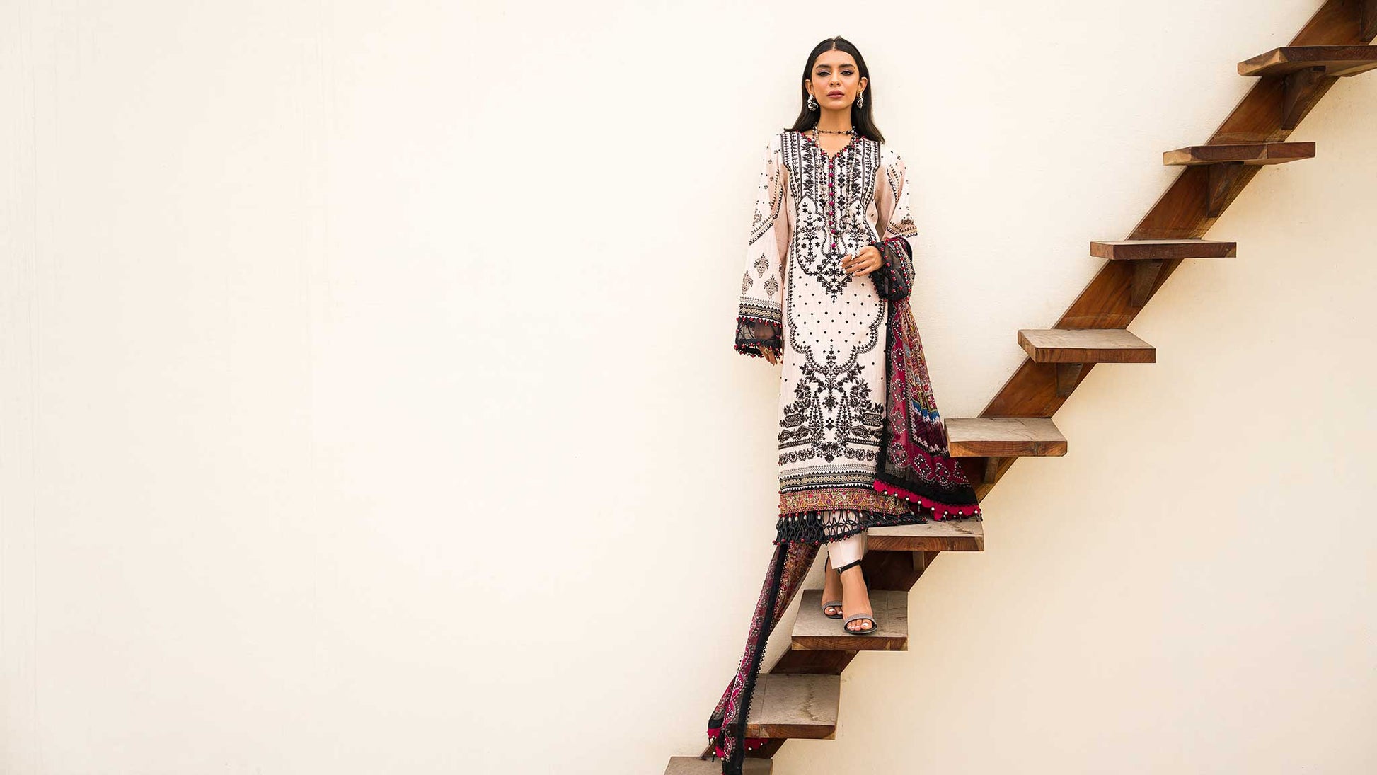 Ellena | Luxury Embroidered Collection | D03 - House of Zarish