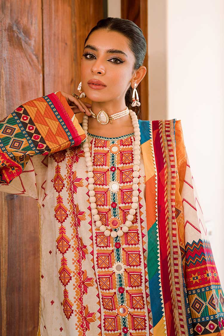 Ellena | Luxury Embroidered Collection | D08 - House of Zarish