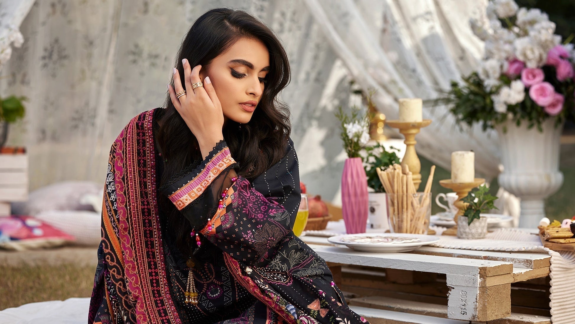 Ellena | Luxury Embroidered Collection | D09 - House of Zarish