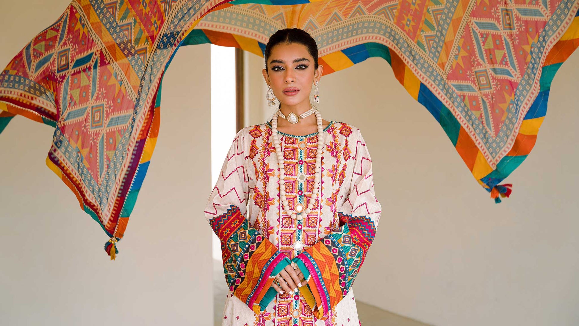 Ellena | Luxury Embroidered Collection | D08 - House of Zarish