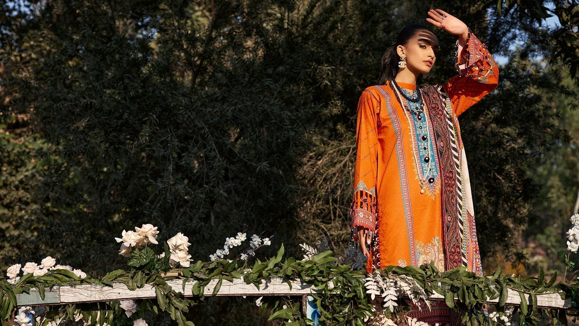Ellena | Luxury Embroidered Collection | D13 - House of Zarish
