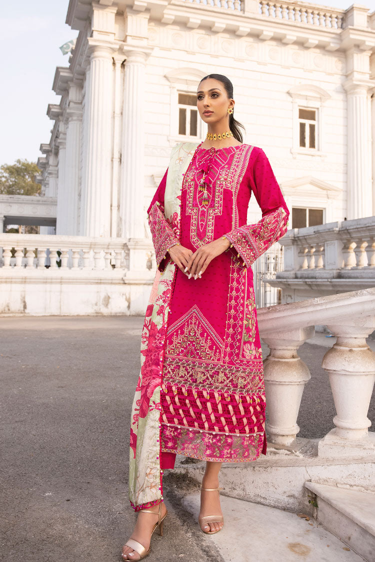 Ellena | Luxury Embroidered Collection | D12 - House of Zarish