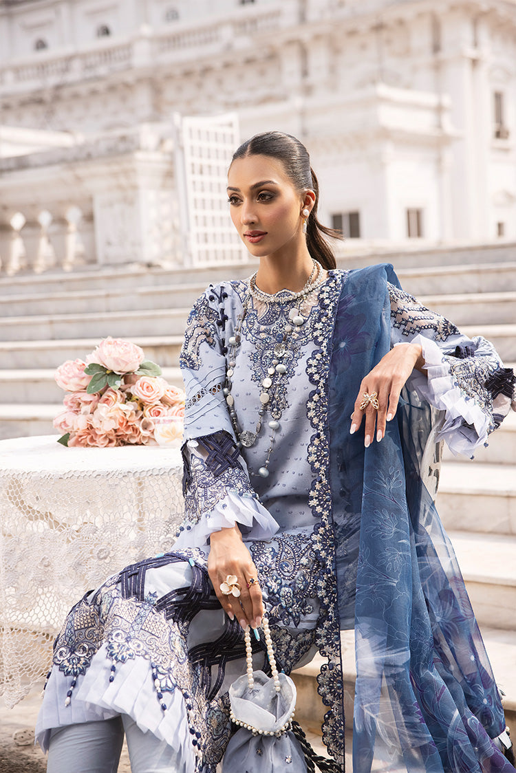 Ellena | Luxury Embroidered Collection | D22 - House of Zarish