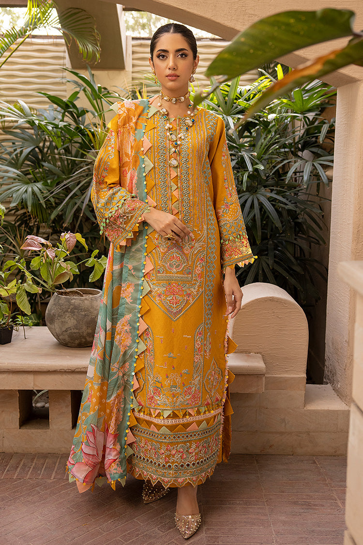 Ellena | Luxury Embroidered Collection | D01 - House of Zarish