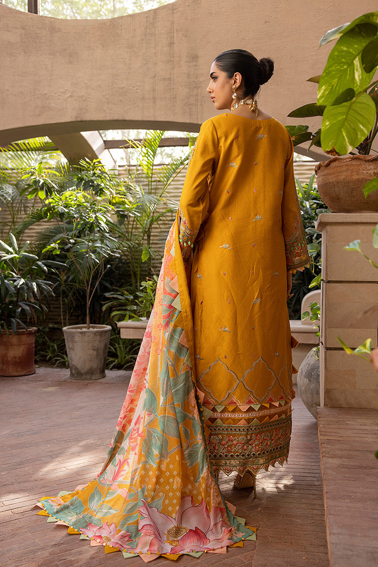 Ellena | Luxury Embroidered Collection | D01 - House of Zarish
