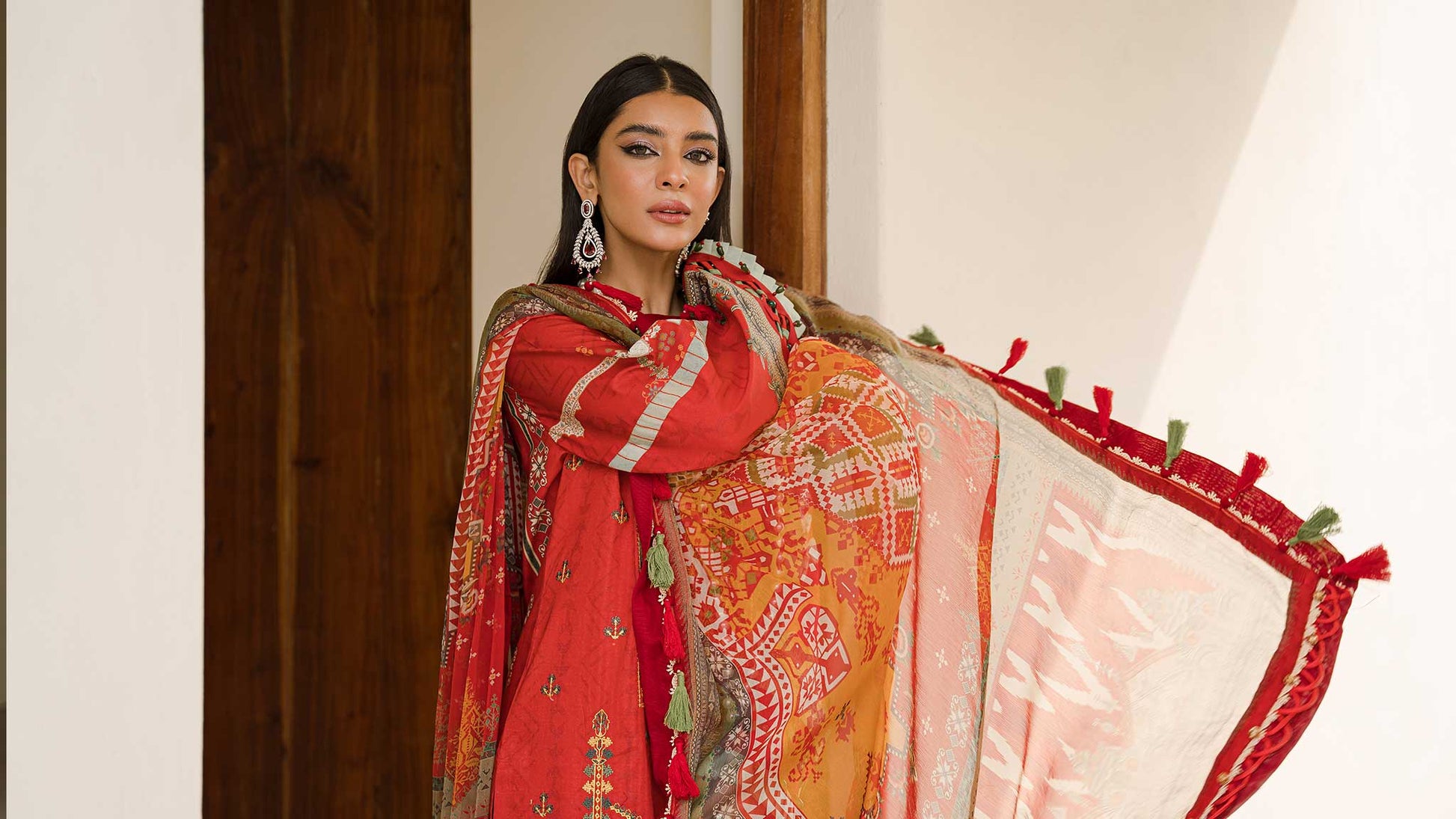 Ellena | Luxury Embroidered Collection | D18 - House of Zarish
