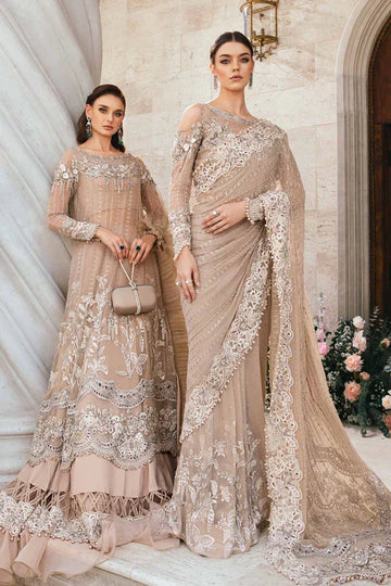 Maria B | Mbroidered Fabrics 2024 | BD-2801 - House Of Anaya