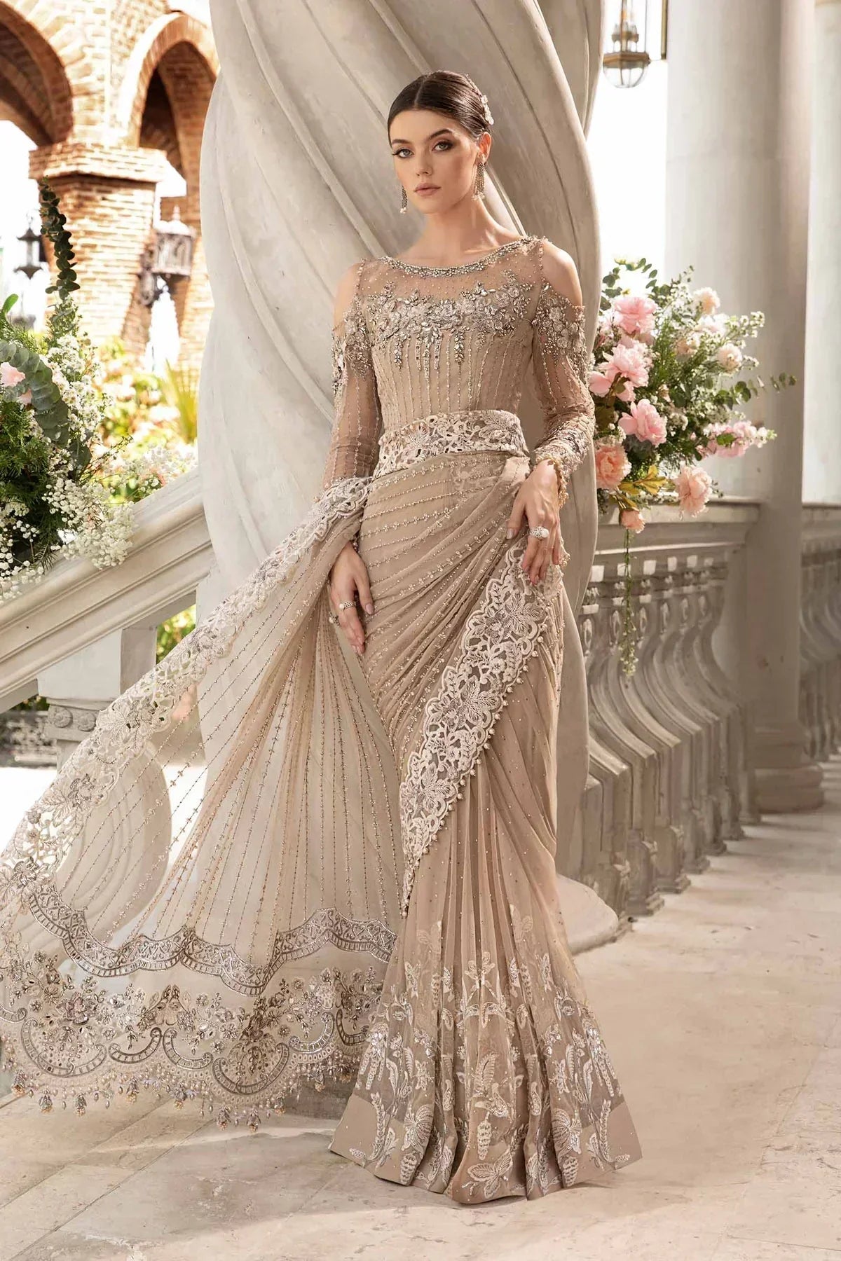 Maria B | Mbroidered Fabrics 2024 | BD-2801 - House of Zarish
