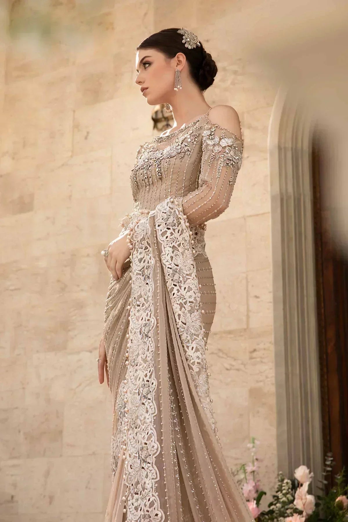 Maria B | Mbroidered Fabrics 2024 | BD-2801 - House of Zarish