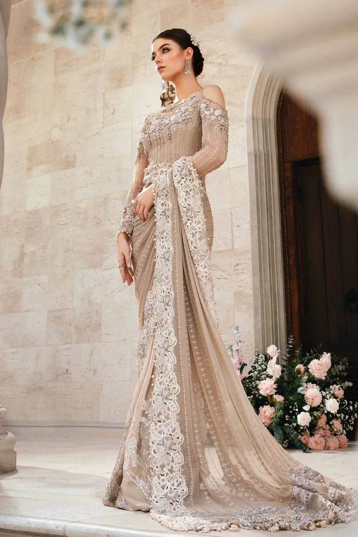 Maria B | Mbroidered Fabrics 2024 | BD-2801 - House of Zarish