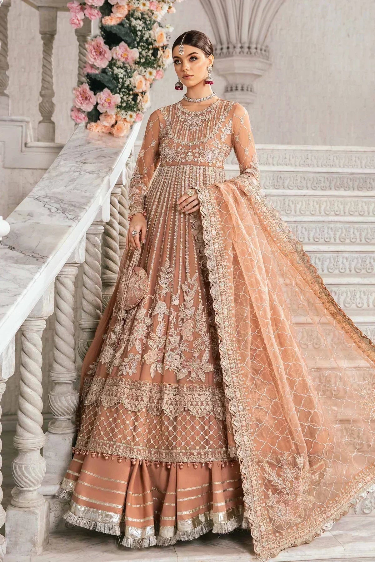 Maria B | Mbroidered Fabrics 2024 | BD-2804 - House of Zarish