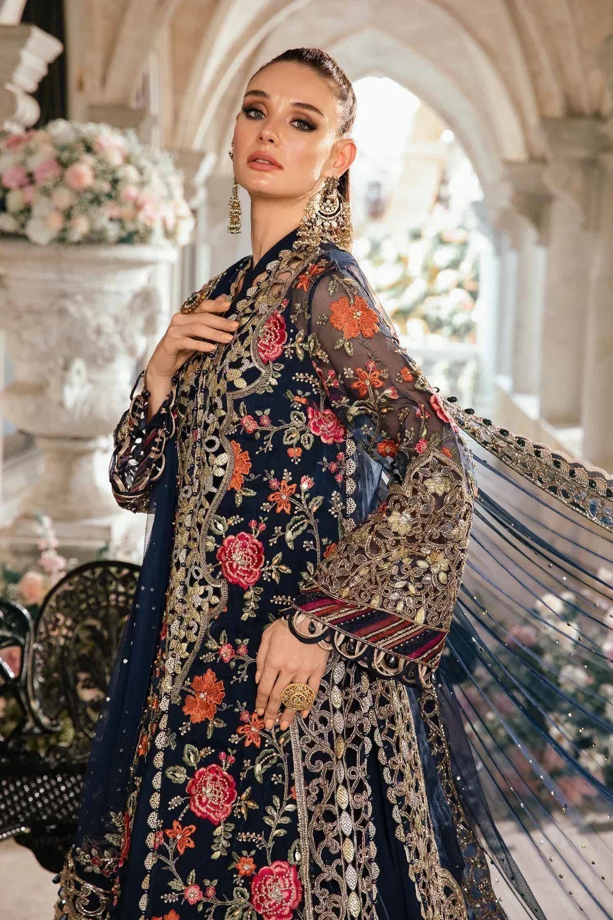 Maria B | Mbroidered Fabrics 2024 | BD-2808 - House of Zarish