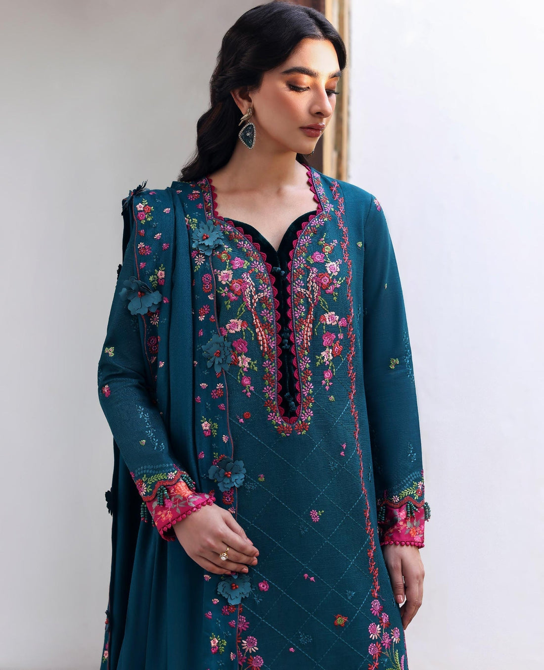 Republic Womenswear | Amaris Luxury Shawl 25 | Evania