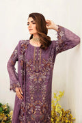 Ramsha Embroidered Luxury Chiffon 3 Piece Suit F-2404 - House Of Anaya