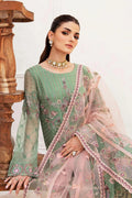 Ramsha Embroidered Luxury Chiffon 3 Piece Suit F-2406 - House Of Anaya