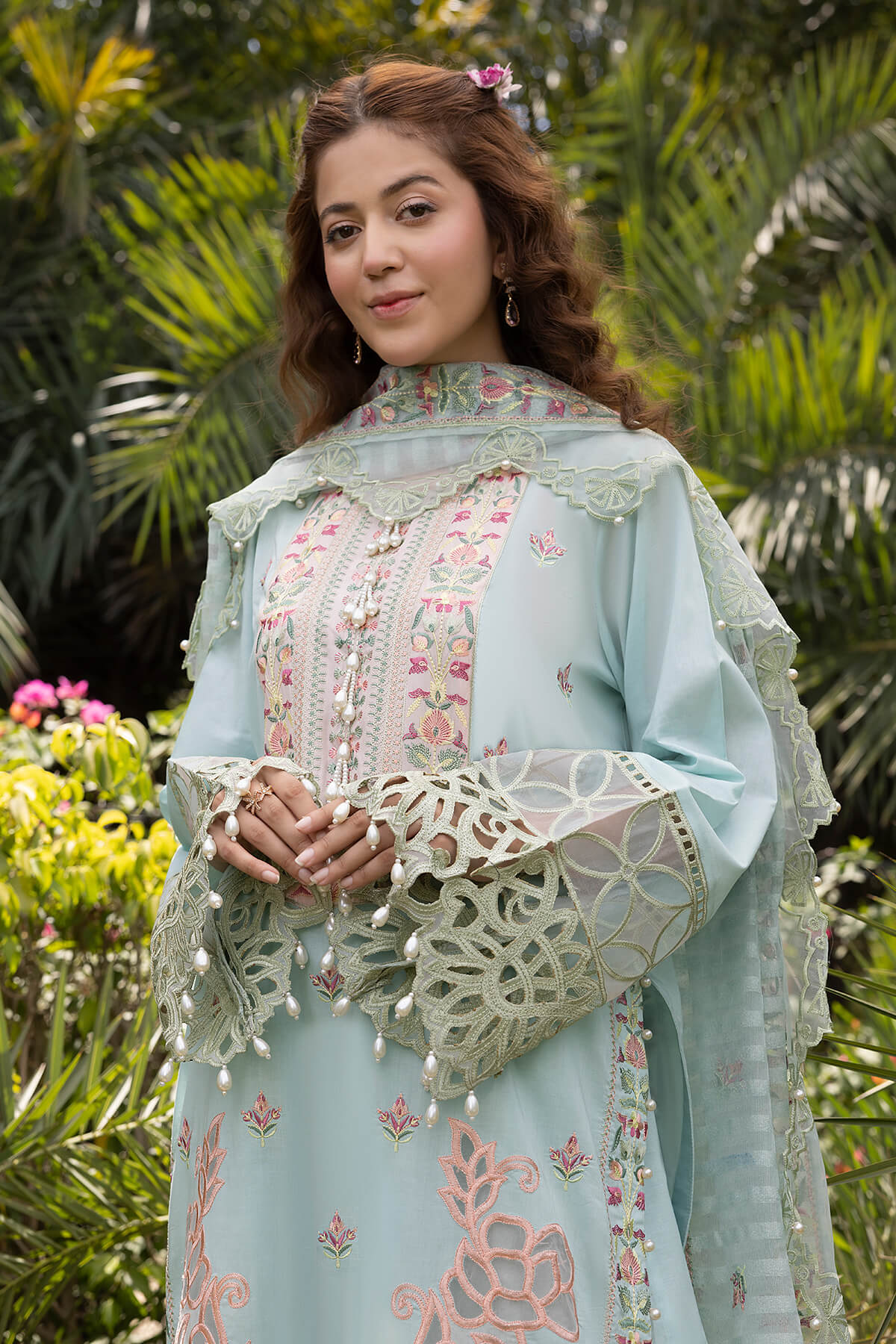 Raeesa Premium | Ferya Lawn | Noor E Fajar | Ferya | FD-06 - House Of Anaya