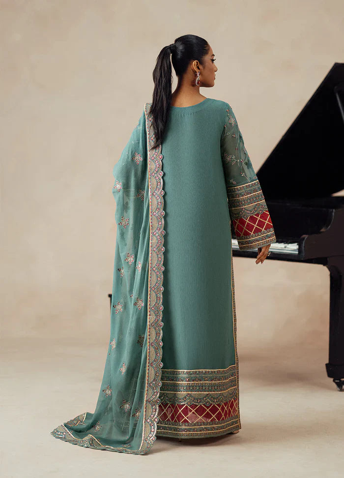 Maryum N Maria | Mehrun |3 Piece Embroidered Chiffon MAHSA - FSU5612