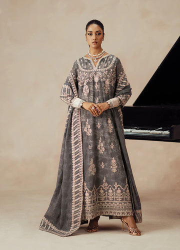 Maryum N Maria | Mehrun | 3 Piece Embroidered Chiffon DARYA - FSU5613