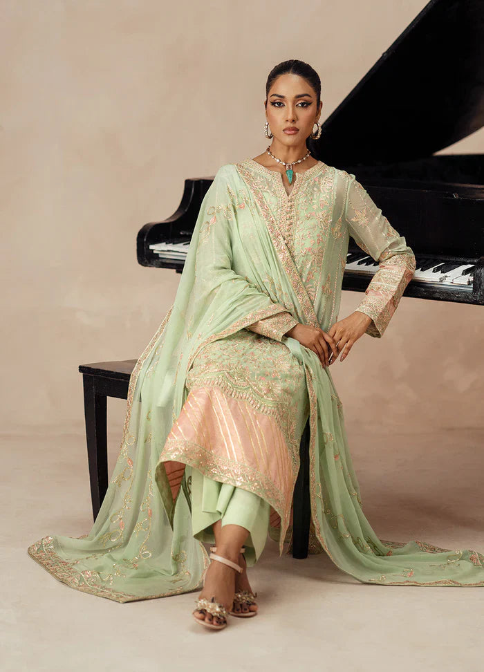 Maryum N Maria | Mehrun | 3 Piece Embroidered Chiffon AFRA - FSU5614