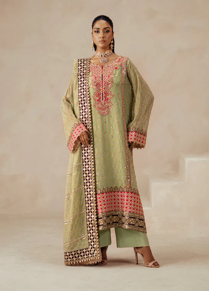 Maryum N Maria | Mehrun | 3 Piece Embroidered Chiffon ADVIKA - FSU5616