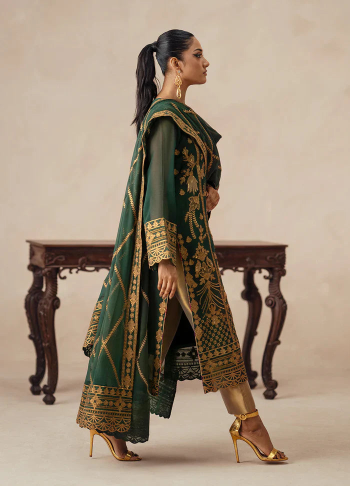 Maryum N Maria | Mehrun | 3 Piece Embroidered Chiffon JASMINE - FSU5618