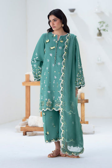 Maryum N Maria | Noore Winters 25 | 3 Piece Embroidered Khaddar TABANA - FSU5676