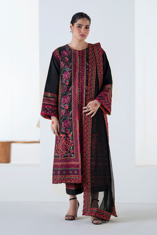 Maryum N Maria | Noore Winters 25 | 3 Piece Embroidered Khaddar PANRA - FSU5677