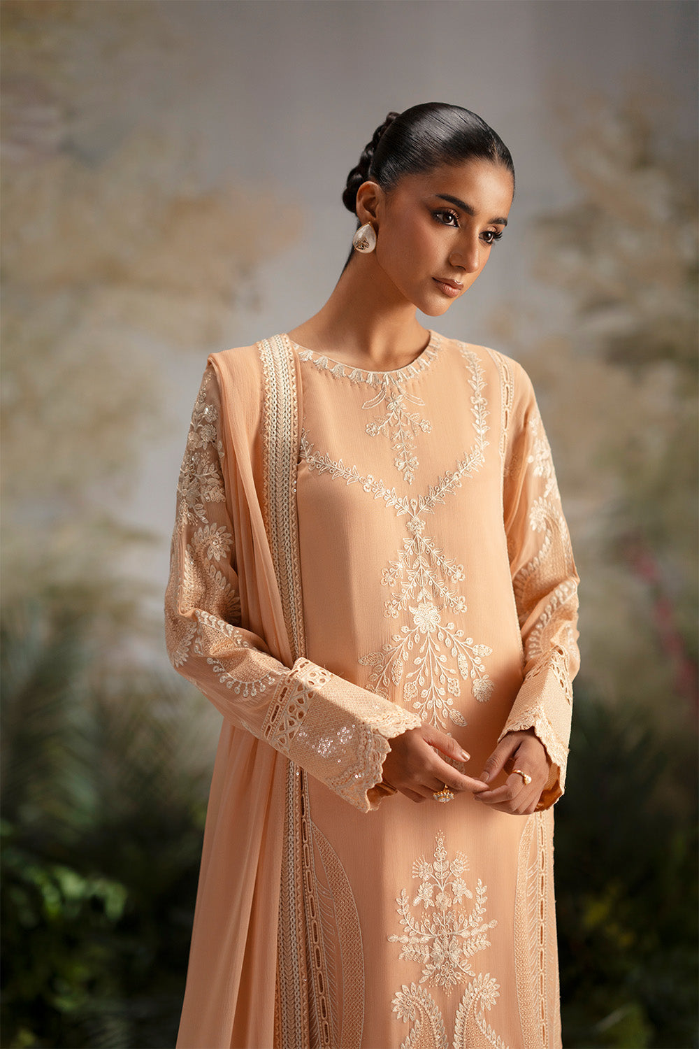 Maryum N Maria | Luxury Stitched | 3-Piece-Embroiderd-Chiffon OLIKODI - FWU5693