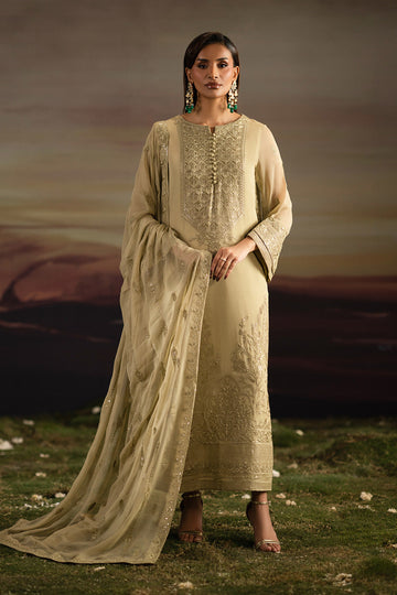 Maryum N Maria | Luxury Stitched | 3-Piece-Embroiderd-Chiffon ISHA - FWU5701