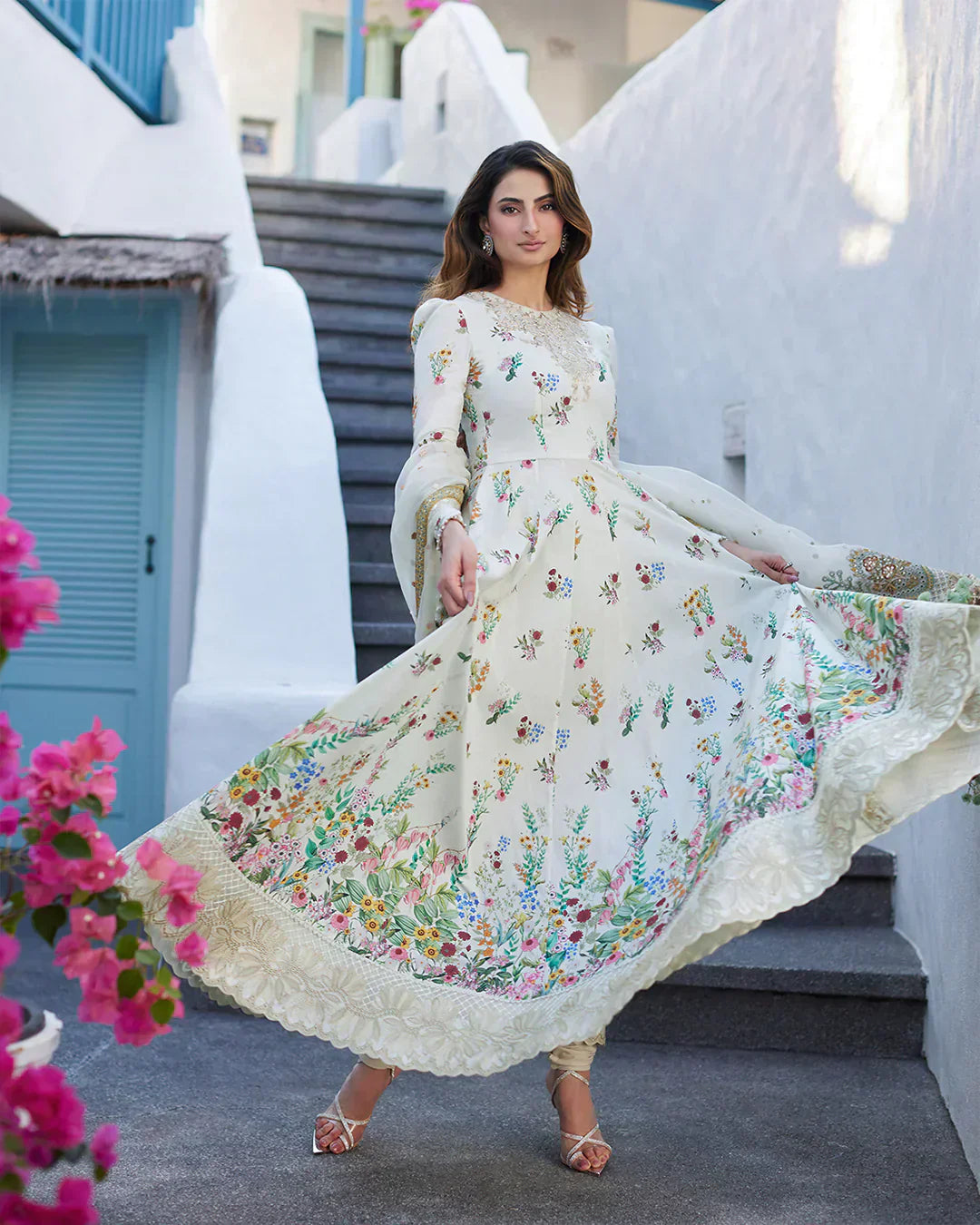 Faiza Saqlain | Liliana Luxury Lawn 24 | Avelina - House Of Anaya