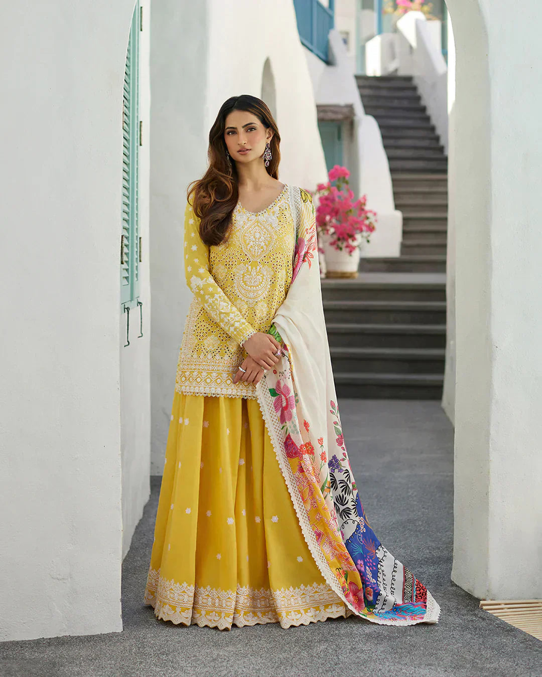 Faiza Saqlain | Liliana Luxury Lawn 24 | Talin - House Of Anaya