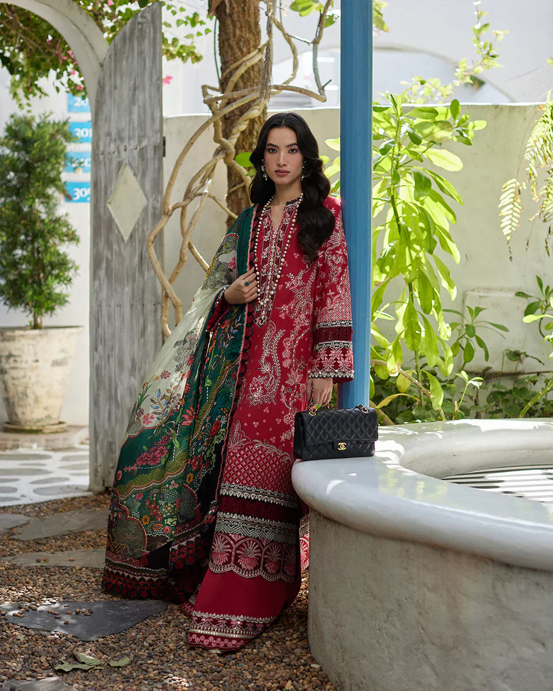 Faiza Saqlain | Liliana Luxury Lawn 24 | Sivana - House Of Anaya