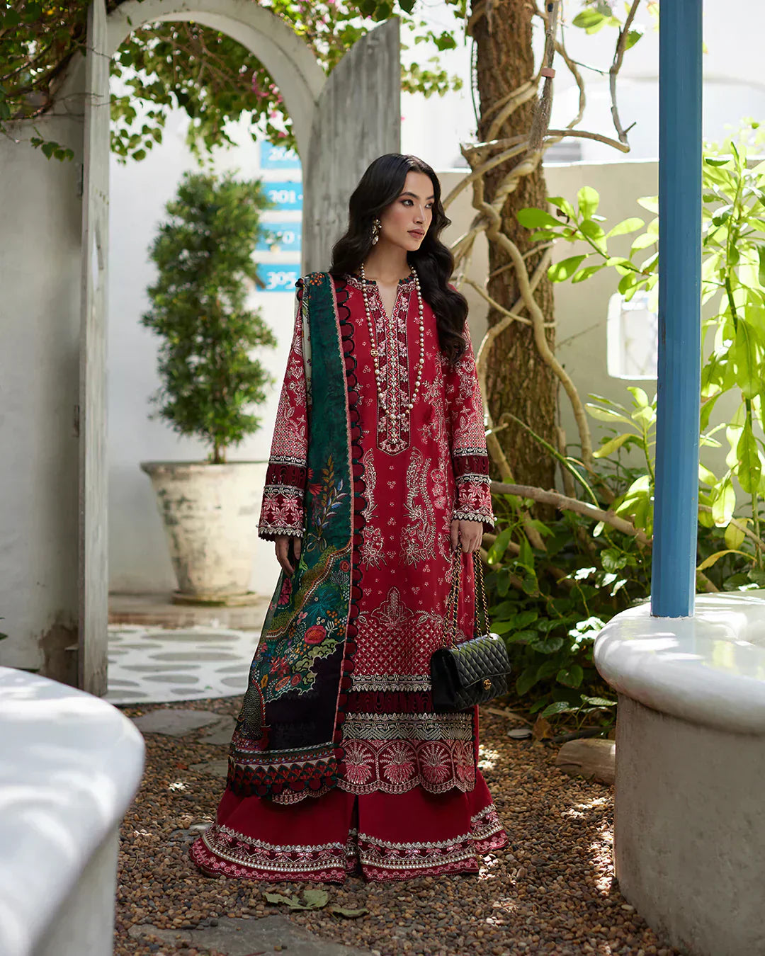 Faiza Saqlain | Liliana Luxury Lawn 24 | Sivana - House Of Anaya