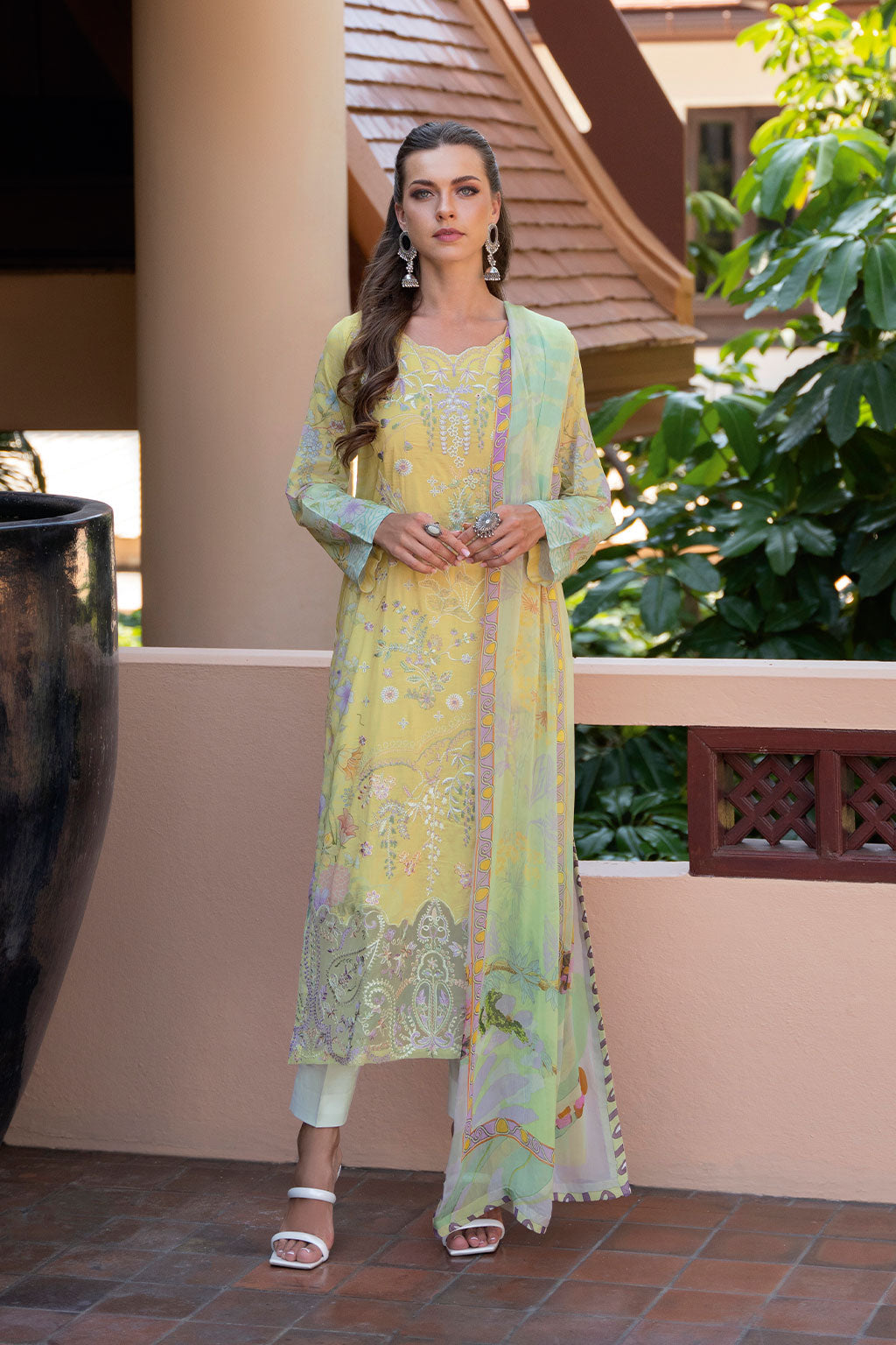 Ramsha | Ghazal Luxury Lawn | G-308 - House Of Anaya
